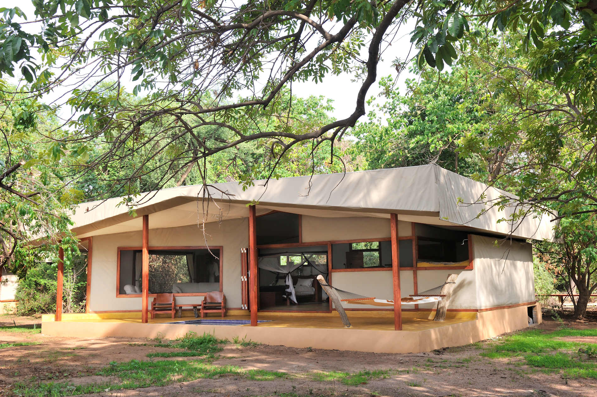 Pb Safari Tent External View